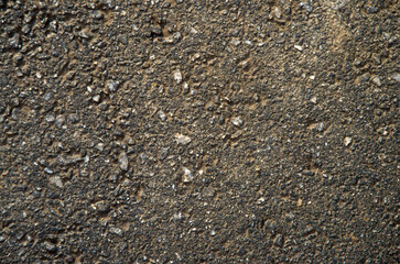 Texture of the asphalt