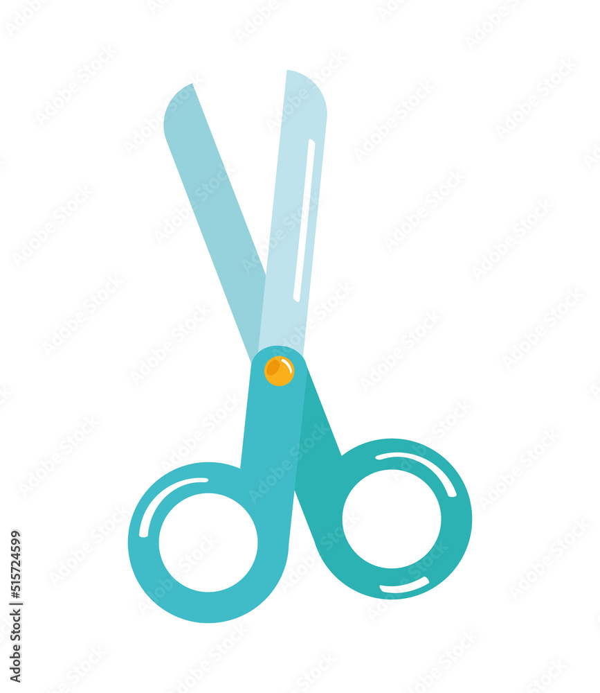 Poster scissors school supply