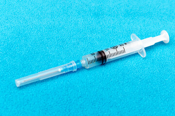 Syringe with medicine