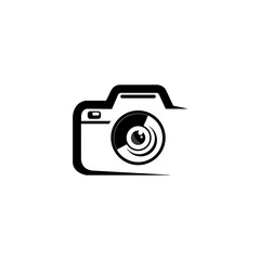 camera icon logo vector design template