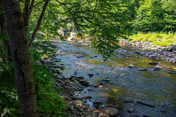 Winhall River in Winhall Brook Campground, Vermont