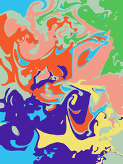Fototapeta na wymiar Abstract colorful background 