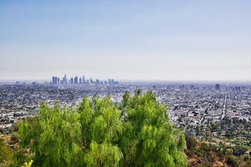 Panoramablick über Los Angeles