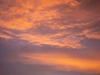 Naklejka na ściany i meble Sunset sun ray red colouful sky