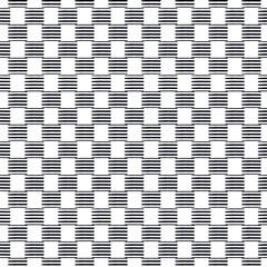 Paint brush strokes chekered seamless pattern. Freehand design background. Dash line motif modern minimal ornament. Trendy handdrawn geometric print. Artistic hand drawn geo abstract vector