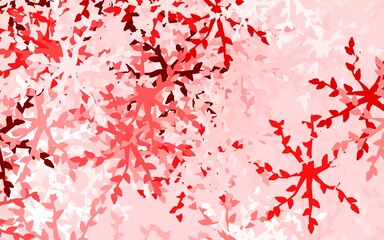 Light Pink, Red vector texture with abstract forms.