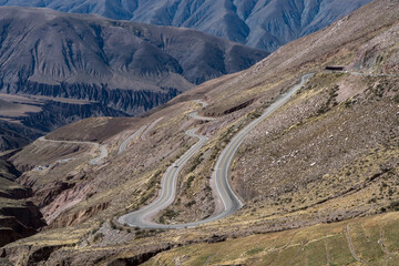 Argentina - Jujuy -La cuesta del Lipán,  Ruta Nacional 52.