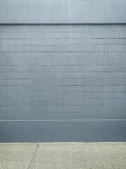 Gray brick wall