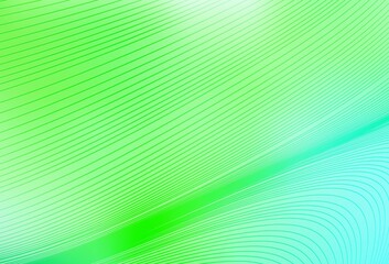 Light Green vector template with wry lines.