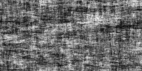 Fototapeta na wymiar Seamless greyscale dirty grunge fabric background texture. Tileable weathered wrinkled black and white linen pattern overlay. Distressed stained monochrome effect. High resolution 3D Rendering..