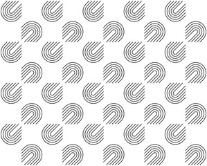 Seamless pattern with black lines. Vector illustration for elegant design. Modern background. Universal geometric pattern.