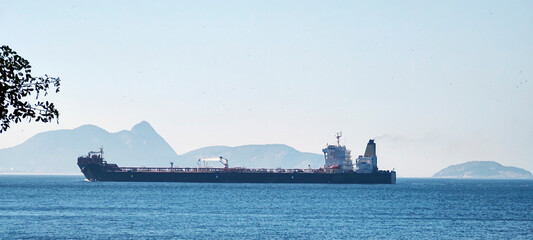 Sugarloaf Mountain cable car stone hill forest tree coconut sea ocean bay sand beach sport fun wave...