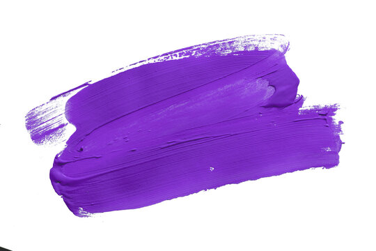 purple brush isolated on white background Stock Photo | Adobe Stock
