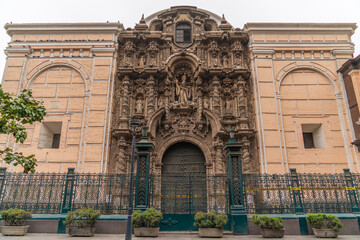 Basilica and Convent of San Agustín (Iglesia de San Agustín) with its beautiful baroque sculptures
