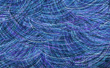 Light Pink, Blue vector background with wry lines.