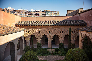 Fototapeta premium Aljafería Palace interior in Zaragoza, Spain