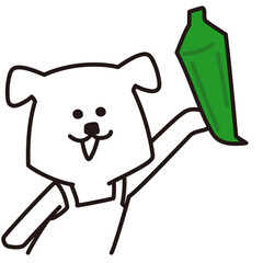 色加工ok いぬ素材No.142 おくら