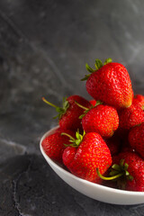 strawberry in a bowl