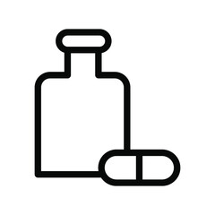 Bottle capsule icon template
