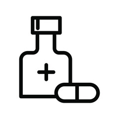 Bottle capsule icon template
