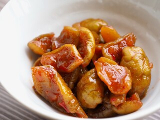아시아 음식 매실절임, 반찬