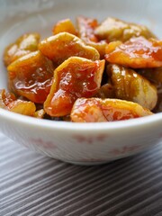 아시아 음식 매실절임, 반찬