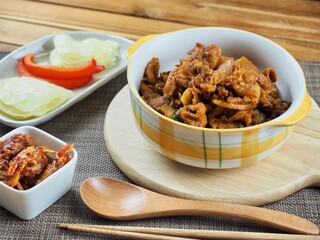 한국음식 제육볶음, 요리, 반찬
