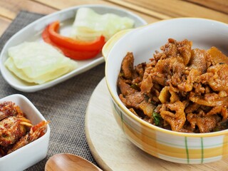 한국음식 제육볶음, 요리, 반찬