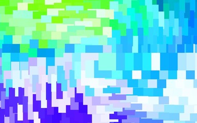 Light Blue, Green vector background in polygonal style.