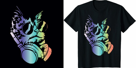 Cat T-Shirt Design