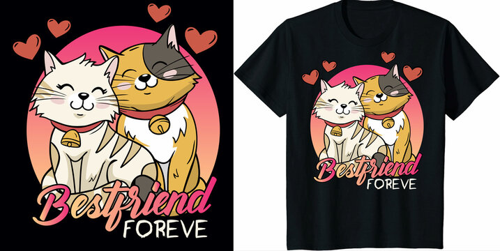 Cat T-Shirt Design