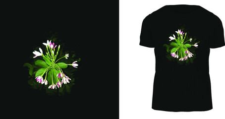 T-Shirt Design, Flower Bunch, ready to print