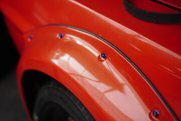 Race car's front fender design 