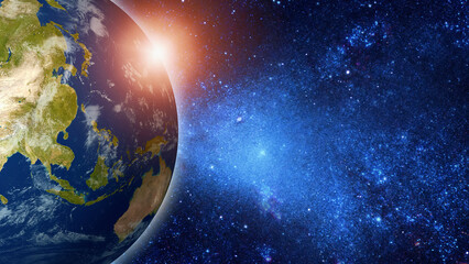 宇宙と地球 © metamorworks