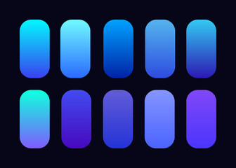 Blue gradient collection background for design modern colors