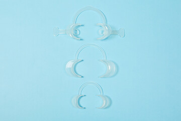 set of several Retractor Dental lip retractor Access to the oral cavity. Wide mouth opening for a...