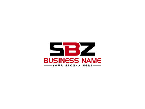Letter SBZ Logo Icon Vector, Creative SB s b z Logo Letter Vector Image With Three Letter Colorful Unique Logo Symbol For Business