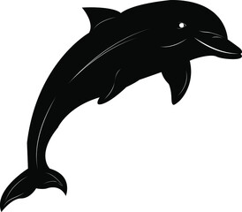 palm trees and dolphins summer design