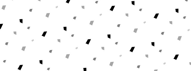白黒の紙吹雪の背景グラフィック素材