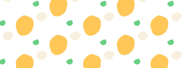 緩い水玉模様の背景グラフィック素材