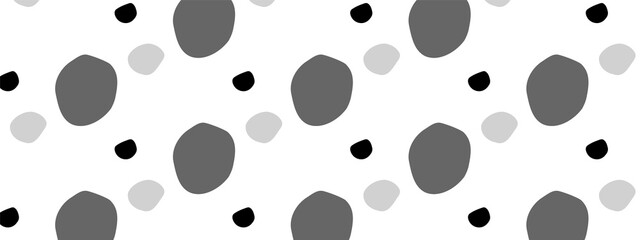 緩い水玉模様の背景グラフィック素材