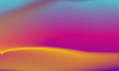 Beautiful gradient background of blue, yellow and red smooth and soft texture