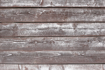 Horisonatal wood planks with white paint. Boards wall natural background. Wood plank texture