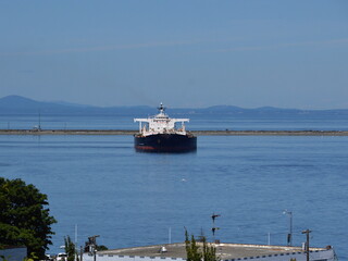 Ship in the Harbor of Port Angeles on the Olympic Peninsula, Washington