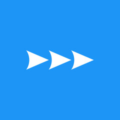 arrow indicates the direction. icon. vector design