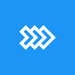 arrow indicates the direction. icon. vector design