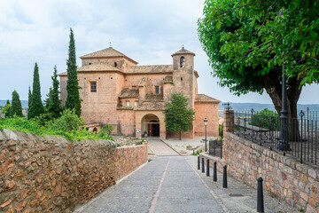 Fototapeta na wymiar alquezar is a medieval town located at huesca province, Spain