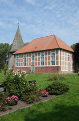 Fototapeta na wymiar St, Johannes-Kirche in Steinau