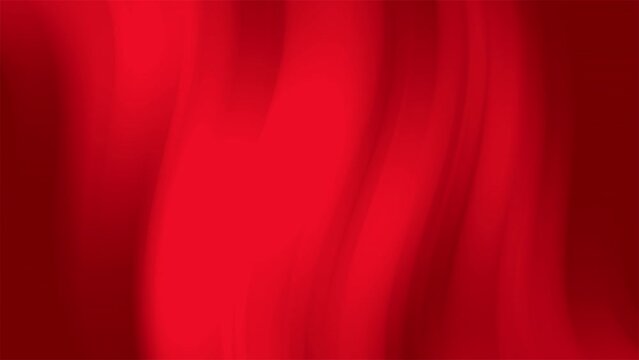 Abstract red background with waves. Seamless loop. Video animation. Ultra HD 4K 3840x2160