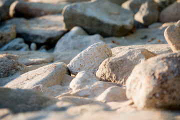 stones on the beach